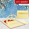 LINPOPUP Pop Up 3D Card, Christmas Card, Greeting Card, Christmas Angel, LIN17737, LINPopUp®, N407