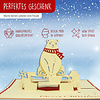 LINPOPUP Pop Up 3D Card, Christmas Card, Greeting Card, Polar Bear, LIN17079, LINPopUp®, N415