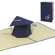 LINPOPUP Pop Up Card, 3D Card, Doctor's Hat, N29