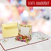 LINPOPUP Pop-Up Karten, Pop-Up Reisegutschein – 3D Gutscheinkarte Geburtstag, POP UP Karten Geburtstag, Abschied, Danke, Geldgeschenk Urlaubsgeld Reise, individueller Gutschein, LIN17761, LINPopUp®, N502