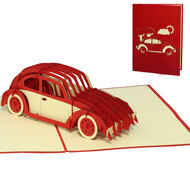 LINPOPUP Pop Up Card, 3D Card, Car, Driving Licence, N370