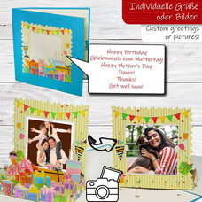 LINPOPUP Pop Up Card, 3D Card, Individual Voucher, N501