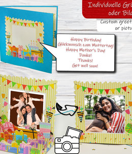 LINPOPUP Pop Up Card, 3D Card, Individual Voucher, N501