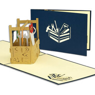 LINPOPUP Pop Up Card, 3D Card, Tool, N271