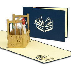 LINPOPUP Pop Up Card, 3D Card, Tool, N271