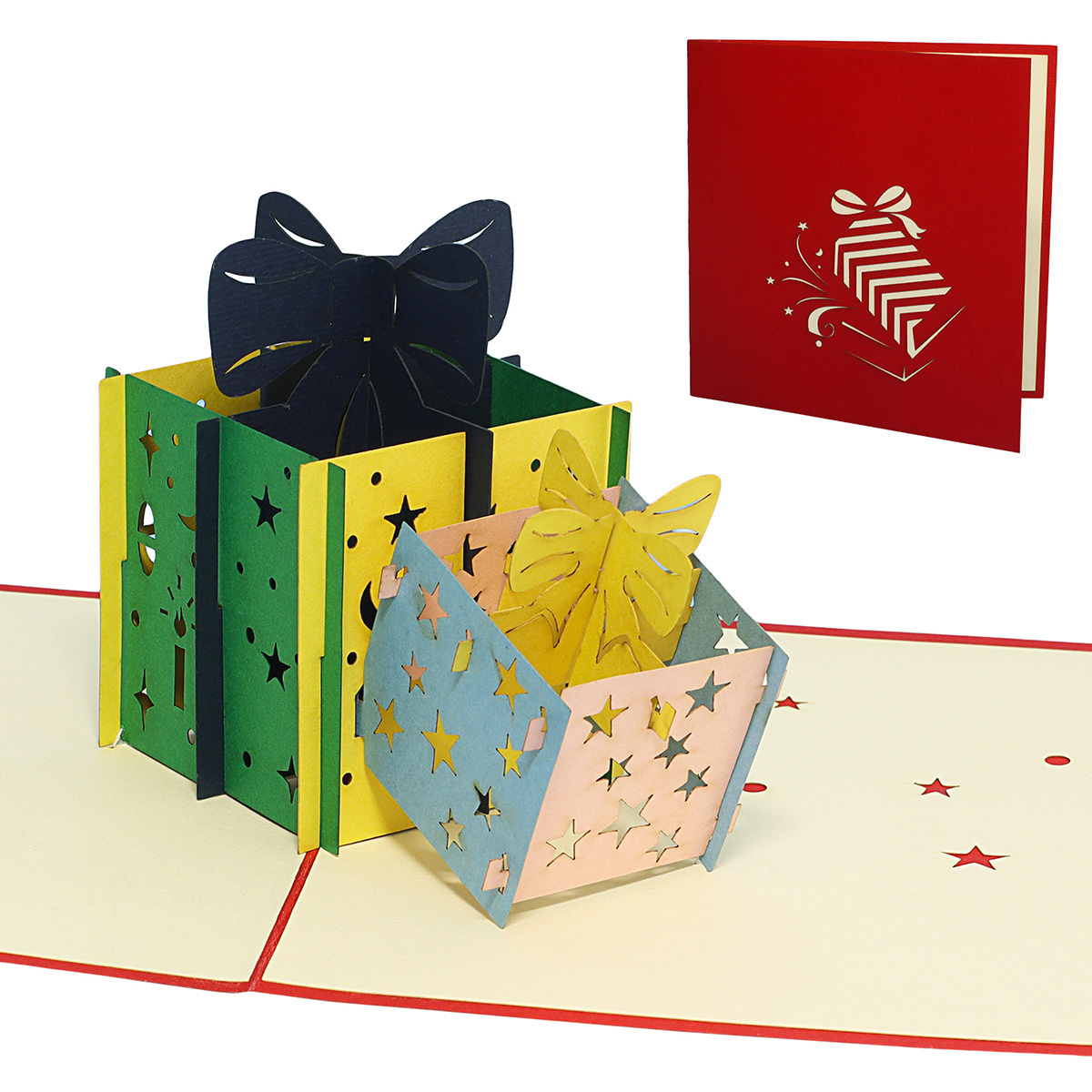 LINPOPUP Pop Up 3D Card, Christmas Card, Greeting Card, Christmas Gifts, LIN17568, LINPopUp®, N336