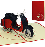 LINPOPUP Pop Up 3D Card, Birthday Card, Congratulations Card, Voucher, Vespa, LIN17380, LINPopUp®, N253