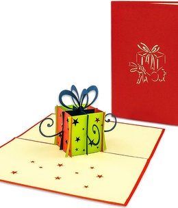 LINPOPUP Pop Up Card, 3D Card, Gift Box, N125