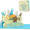 LINPOPUP Pop Up 3D Card Munich, Greeting Card, Travel Voucher, Munich Bavaria, LIN17222, LINPopUp®, N192