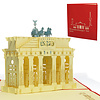 LINPOPUP Pop Up 3D Card, Greeting Card, Travel Voucher, Brandenburg Gate, LIN17121, LINPopUp®, N172