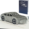 LINPOPUP Pop Up 3D Karte, Geburtstagskarten,Glückwunsch karte, Gutschein, Auto, Sportwagen, LIN17237, LINPopUp®, N145