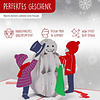 LINPOPUP Pop Up 3D Card, Christmas Card, Greeting Card, Snowman with Children, LIN17547, LINPopUp®, N447