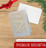 LINPOPUP Pop Up 3D Karte Deluxe, Weihnachtskarte, Glückwunschkarte, Tannenbaum, LIN17394, LINPopUp®, N701