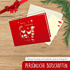 LINPOPUP Pop Up 3D Card, Christmas Card, Greeting Card, Father Christmas in Chimney, LINPopUp®, N435