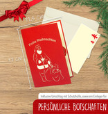 LINPOPUP Pop Up 3D Card, Christmas Card, Greeting Card, Santa Gifts, LIN17247, LINPopUp®, N437