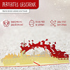 LINPOPUP Pop Up 3D Card, Christmas Card, Greeting Card, Christmas Night, LIN17147, LINPopUp®, N428