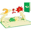 LINPOPUP Pop Up 3D Card, Birth Card, Congratulations on the birth, Baby, LINPopUp®, N97