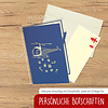 LINPOPUP POP UP Weihnachtskarte, Weihnachtsmann, Hubschrauber, Weihnachtskarten, 3d Pop Up Weihnachtskarten, 3d Karte Weihnachten, LIN17579, LINPopUp®, N454
