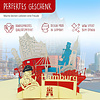 LINPOPUP Pop Up 3D Card, Greeting Card, Travel Voucher, Hamburg, LINPopUp®, N193