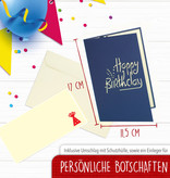 LINPOPUP Pop Up 3D Karte, Geburtstagskarte, Glückwunsch karte Gutschein, 40.Geburtstag, LIN17261, LINPopUp®, N19