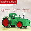 LINPOPUP Pop up 3D Card, Birthday Card, Greeting Card, Children's Birthday, Tractor, Trekker, LIN17571, LINPopUp®, N320