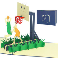 LINPOPUP Pop Up Card, 3D Card, Basketball, N269