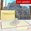 LINPOPUP Pop Up 3D Card, Greeting Card, Travel Voucher, Turkey, Blue Mosque, LIN17173, LINPopUp®, N183