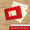 LINPOPUP Pop Up 3D Card, Greeting Card, Travel Voucher, Paris, France, Eiffel Tower, LIN17422, LINPopUp®, N178