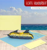 LINPOPUP Pop Up 3D Karte, Geburtstagskarte, Reisegutschein, Kreuzfahrt, LIN17564, LINPopUp®, N315