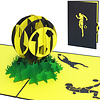LINPOPUP Pop Up 3D Card, Birthday Card, Greeting Card, Voucher, Football Dortmund, Aachen, LIN17548, LINPopUp®, N304