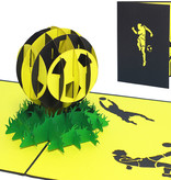 LINPOPUP Pop Up 3D Karte, Geburtstagskarte, Glückwunschkarte, Gutschein, Fußball Dortmund, Aachen, LIN17548, LINPopUp®, N304