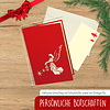 LINPOPUP Pop Up Christmas card, greeting card for christmas, Christmas angel / Angel, LIN17546, LINPopUp®, N446