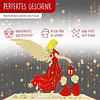 LINPOPUP Pop Up Christmas card, greeting card for christmas, Christmas angel / Angel, LIN17546, LINPopUp®, N446