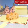 LINPOPUP Pop Up 3D Card, Greeting Card, Travel Voucher, Frankfurt Römer, LIN17389, LINPopUp®, N217