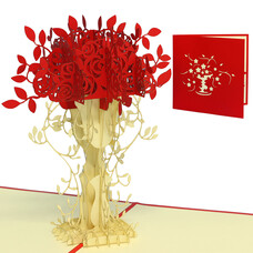 Pop Up 3D Karte, Geburtstagskarte, Glückwunschkarte Muttertag, Blumenvase, N45