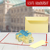 LINPOPUP Pop Up 3D Card, Greeting Card, Travel Voucher, Austria, Vienna State Opera, LIN17331, LINPopUp®, N261