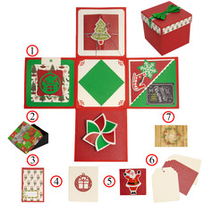 Pop Up, Überrschungsbox, Explosion Box, Weihnachten