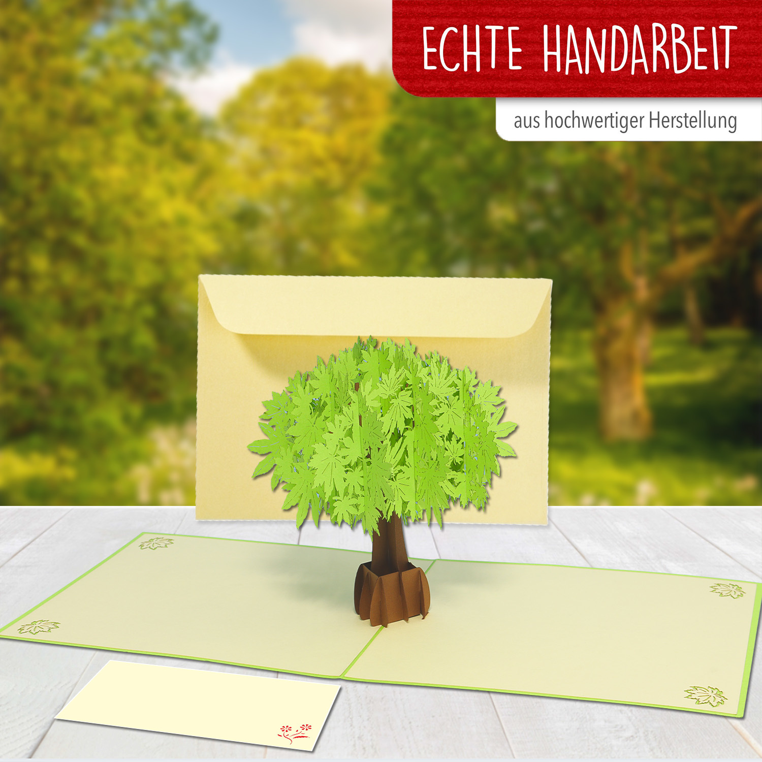 LINPOPUP Pop Up 3D Card, Birthday Card, Greeting Card Mother's Day, Tree, LIN17607, LINPopUp®, N718