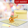 LINPOPUP Pop Up Card, 3D Card, Birthday Card, Voucher Helicopter Flight, Helicopter, LIN17077, LINPopUp®, N148