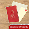 LINPOPUP Pop Up Card, 3D Card, Birthday Card, Greeting Card, Coupon, Balloons, Dalmatian, Dog, LINPopUp®, N264