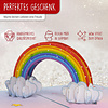 LINPOPUP LINPopUp®, LIN17780, Pop Up Karte Regenbogen, Hochzeitskarte, Regenbogen, Klappkarten Regenbogen, Geburtstagskarte Kinder, Grußkarte Regenbogen, Regenbogen, N28