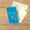 LINPOPUP LINPOPUP®, LIN17781, Pop Up Card Pig, 3d Card Folding Birthday Card Pig, Pop Up Card Gift Certificate, Piggy Bank Cards, N41