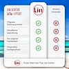 LINPOPUP LINPOPUP®, LIN17783, Pop Up Card Holiday, Birthday Sea, 3D Gift Card - Gift Certificate for Holiday, Travel Experience Gift - Birthday Card - Folding Card, Hammock Wellness Lady, N43