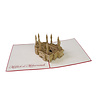 LINPOPUP Pop Up 3D Card, Greeting Card, Travel Voucher, Pilgrimage Mecca, LINPopUp®, N202