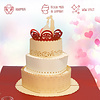 LINPOPUP LINPopUp®, LIN17408, Pop Up Card Wedding, 3d Card Wedding, Wedding Invitations, Wedding Card Congratulations, Folded Cards, Greeting Cards Wedding, Wedding Anniversary, Wedding Day, N713