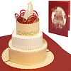 LINPOPUP LINPopUp®, LIN17408, Pop Up Card Wedding, 3d Card Wedding, Wedding Invitations, Wedding Card Congratulations, Folded Cards, Greeting Cards Wedding, Wedding Anniversary, Wedding Day, N713