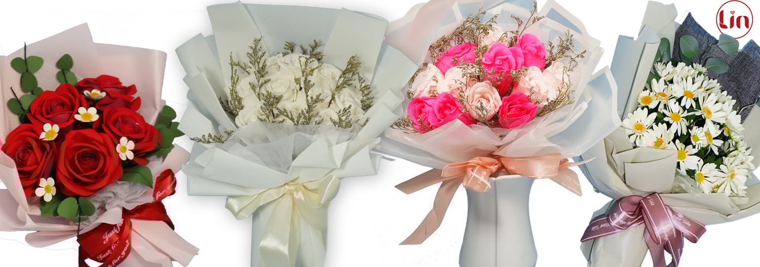Handgemachte Papierblumen