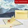 LINPOPUP Pop Up 3D Card, Greeting Card, Travel Voucher, Neuschwanstein Castle, LIN17433, LINPopUp®, N175