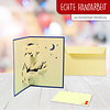 LINPOPUP Pop Up Card, 3D Card, Owl in the Night, LIN17701, LINPopUp®, N137
