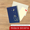 LINPOPUP Pop Up Card, 3D Card, Owl in the Night, LIN17701, LINPopUp®, N137